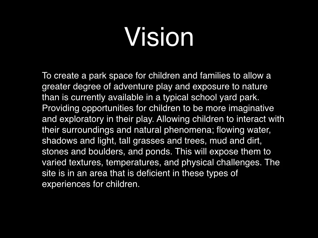 Bill Bower Park presentation, slide 6 of 18