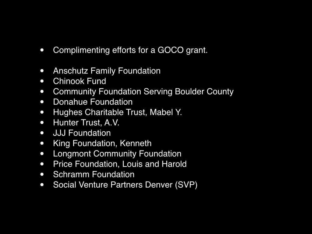 Bill Bower Park presentation, slide 14 of 18